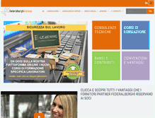 Tablet Screenshot of federalberghivarese.it